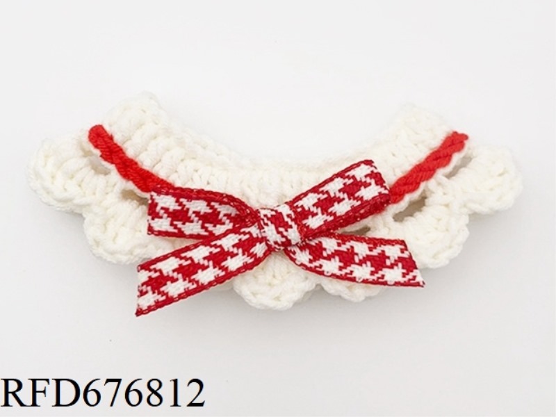 HANDMADE PET BOW SCARF (BUTTON STYLE)