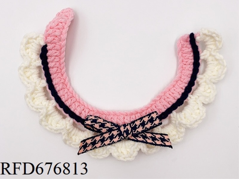 HANDMADE PET BOW SCARF (BUTTON STYLE)