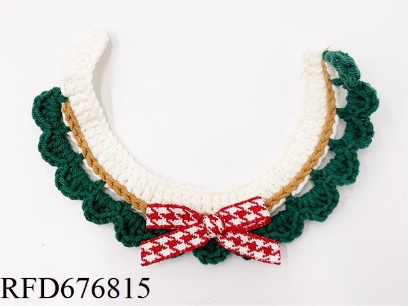HANDMADE PET BOW SCARF (BUTTON STYLE)