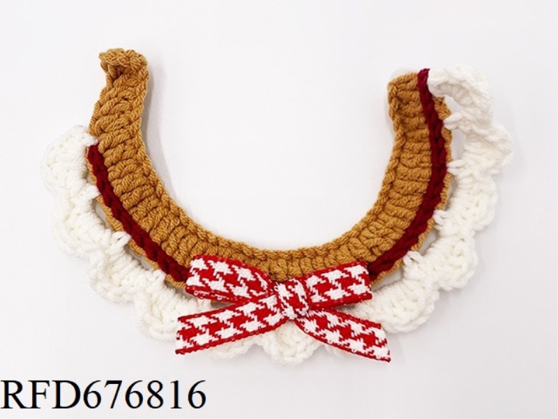 HANDMADE PET BOW SCARF (BUTTON STYLE)
