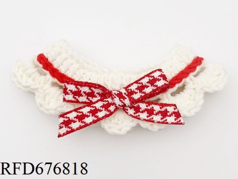 HANDMADE PET BOW SCARF (BUTTON STYLE)