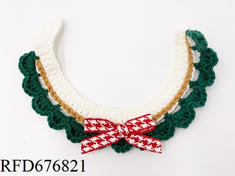 HANDMADE PET BOW SCARF (BUTTON STYLE)