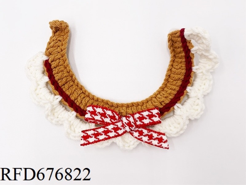 HANDMADE PET BOW SCARF (BUTTON STYLE)