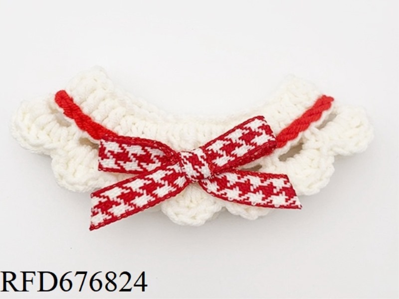 HANDMADE PET BOW SCARF (BUTTON STYLE)