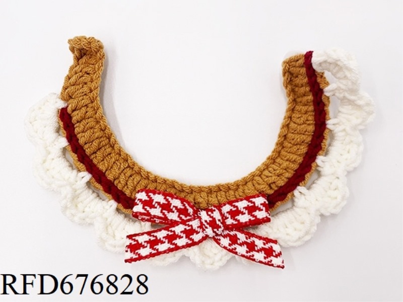 HANDMADE PET BOW SCARF (BUTTON STYLE)