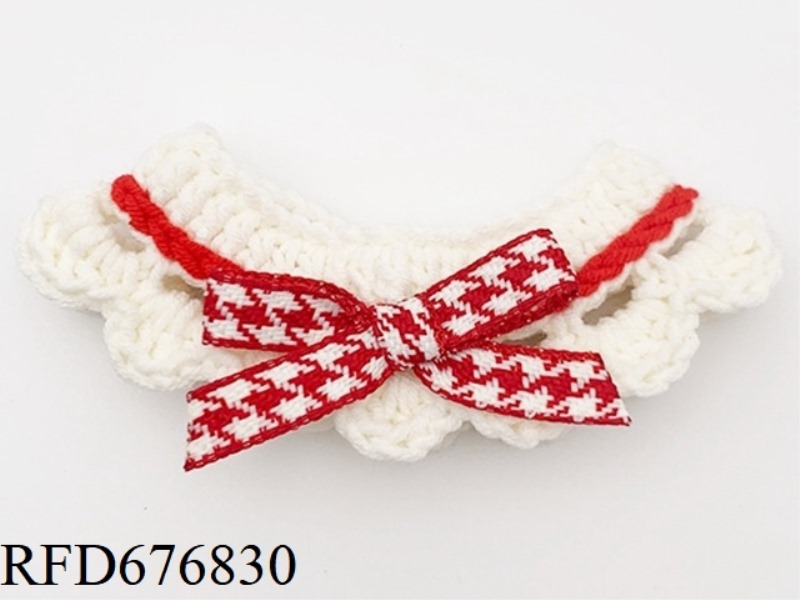 HANDMADE PET BOW SCARF (BUTTON STYLE)