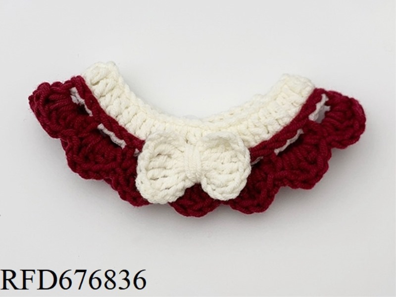HANDMADE PET BOW SCARF (BUTTON STYLE)