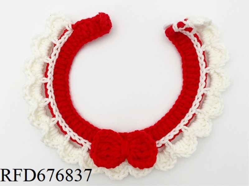 HANDMADE PET BOW SCARF (BUTTON STYLE)