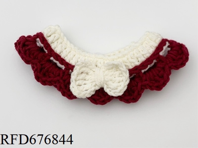 HANDMADE PET BOW SCARF (BUTTON STYLE)