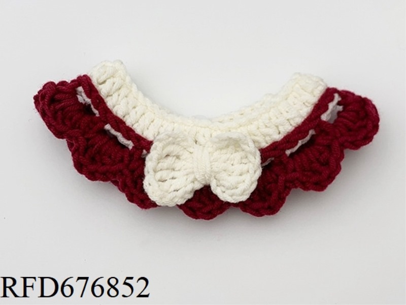 HANDMADE PET BOW SCARF (BUTTON STYLE)