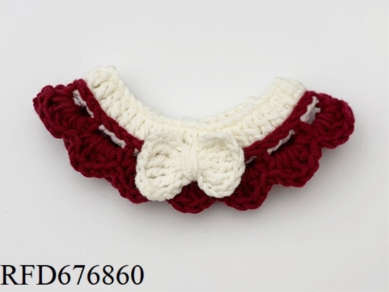 HANDMADE PET BOW SCARF (BUTTON STYLE)