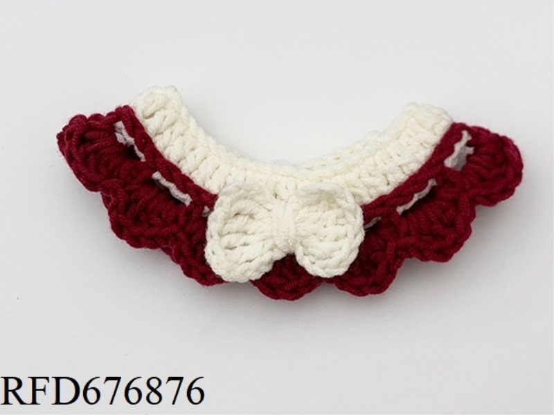 HANDMADE PET BOW SCARF (BUTTON STYLE)