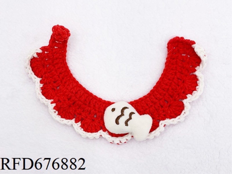 PET YEARLY FISH HANDMADE SCARF (BUTTON STYLE)