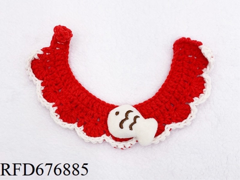PET YEARLY FISH HANDMADE SCARF (BUTTON STYLE)
