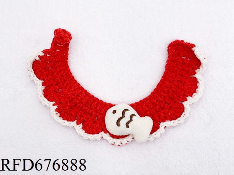 PET YEARLY FISH HANDMADE SCARF (BUTTON STYLE)