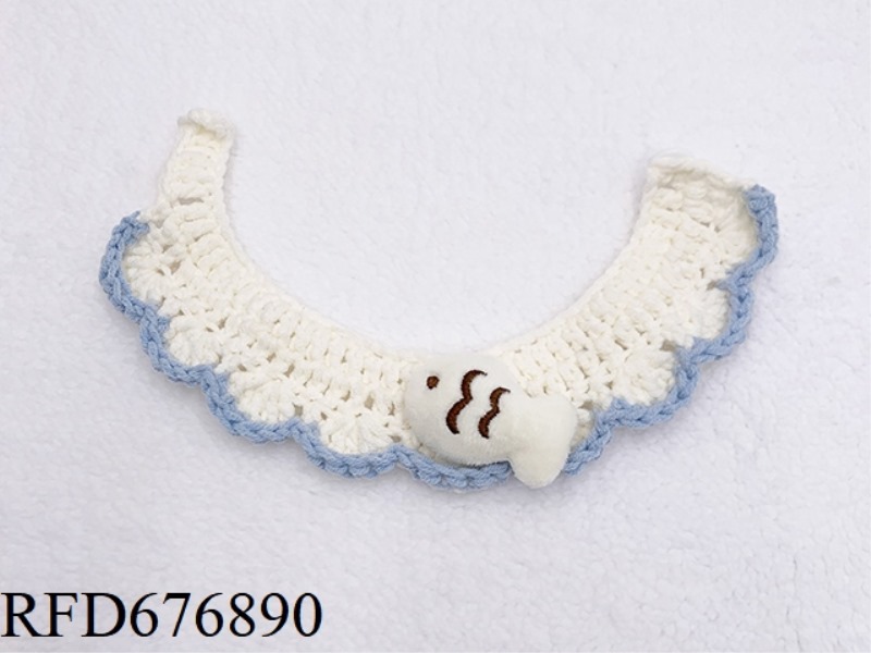 PET YEARLY FISH HANDMADE SCARF (BUTTON STYLE)