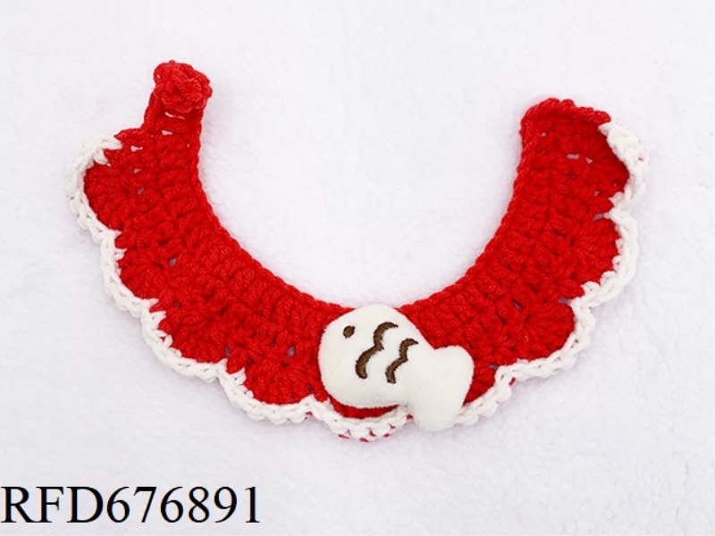 PET YEARLY FISH HANDMADE SCARF (BUTTON STYLE)