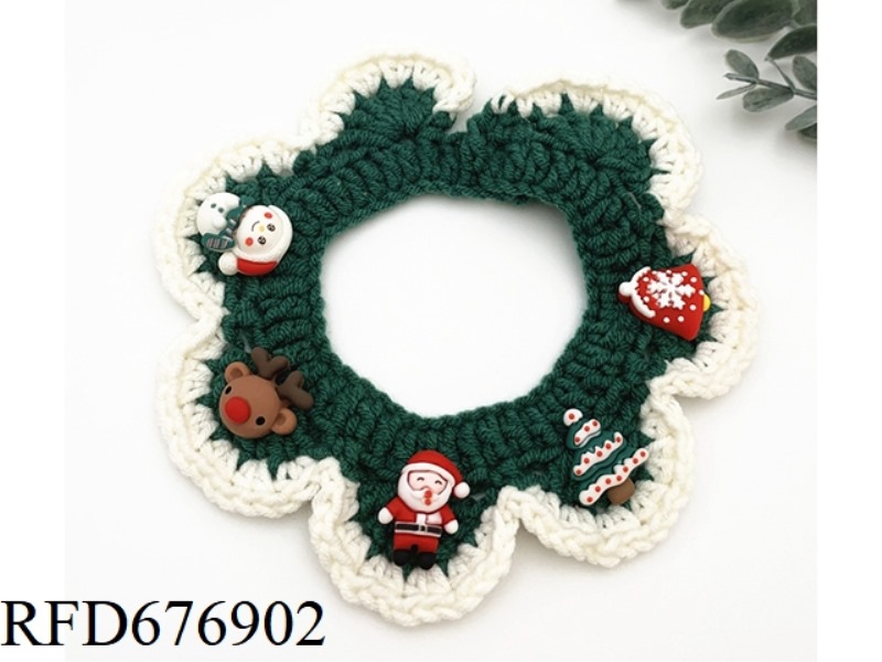 PET CHRISTMAS SCARF (BUTTON STYLE)