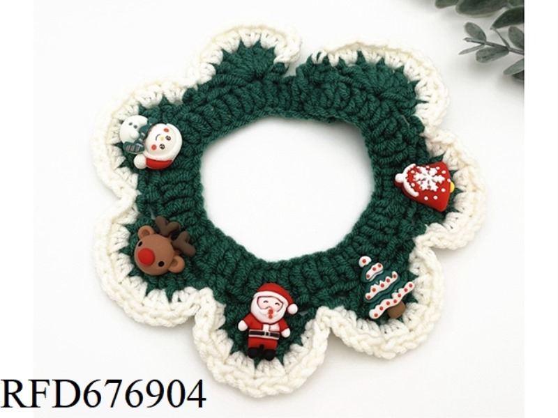 PET CHRISTMAS SCARF (BUTTON STYLE)