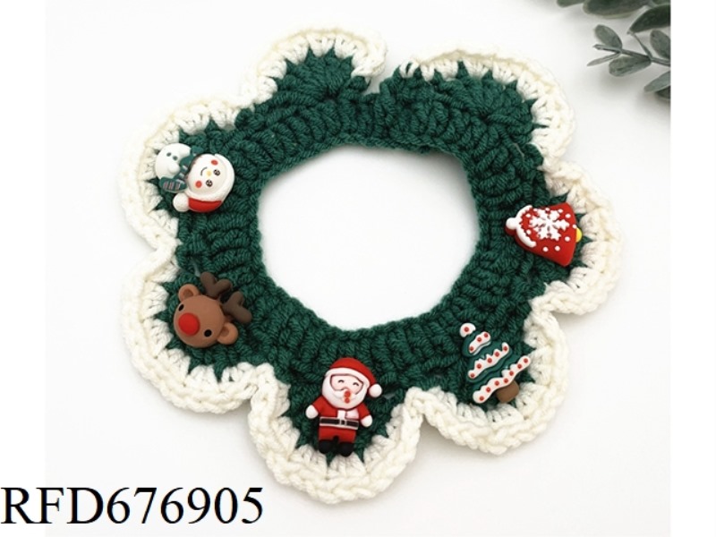 PET CHRISTMAS SCARF (BUTTON STYLE)