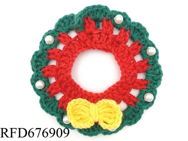 PET CHRISTMAS SCARF (BUTTON STYLE)