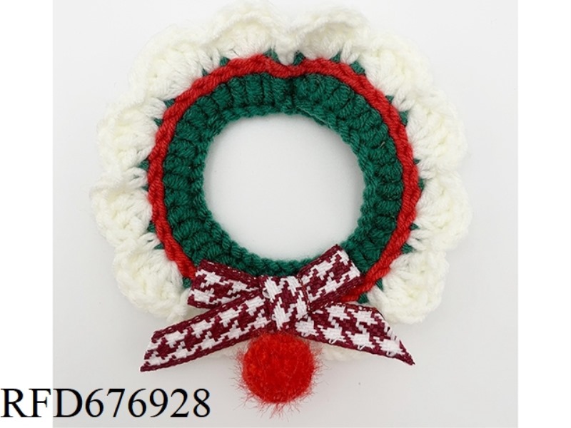 PET CHRISTMAS SCARF (BUTTON STYLE)