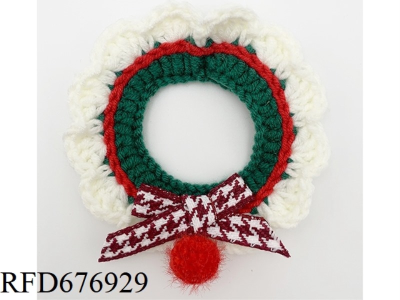 PET CHRISTMAS SCARF (BUTTON STYLE)
