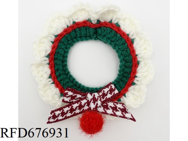 PET CHRISTMAS SCARF (BUTTON STYLE)