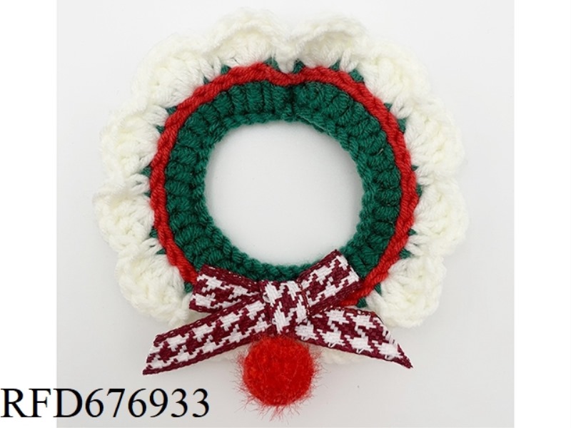 PET CHRISTMAS SCARF (BUTTON STYLE)