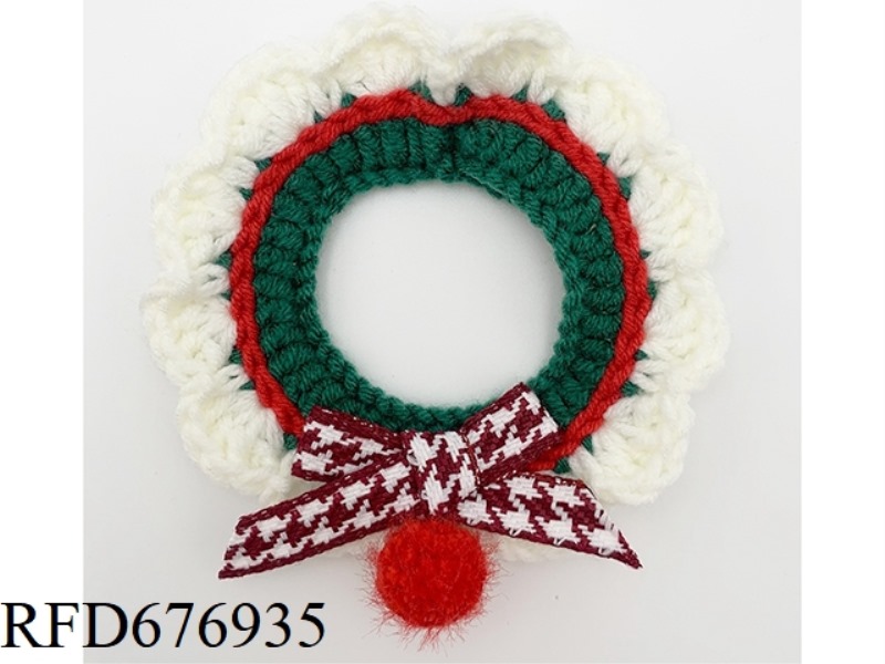 PET CHRISTMAS SCARF (BUTTON STYLE)