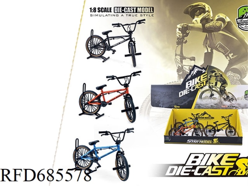 DISPLAY BOX OF 12 ALLOY BMX BICYCLES