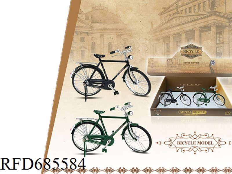 DISPLAY BOX 12 ALLOY MEN'S RETRO BICYCLE