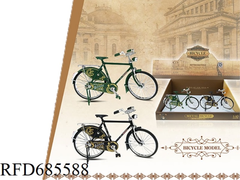DISPLAY BOX 12 ALLOY MEN'S RETRO BICYCLE