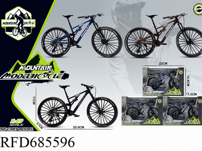 WINDOW BOX 1:8 ALLOY MOUNTAIN BIKE MODEL