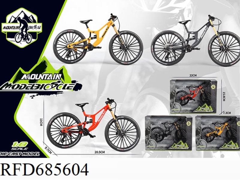 WINDOW BOX 1:8 ALLOY MOUNTAIN BIKE MODEL