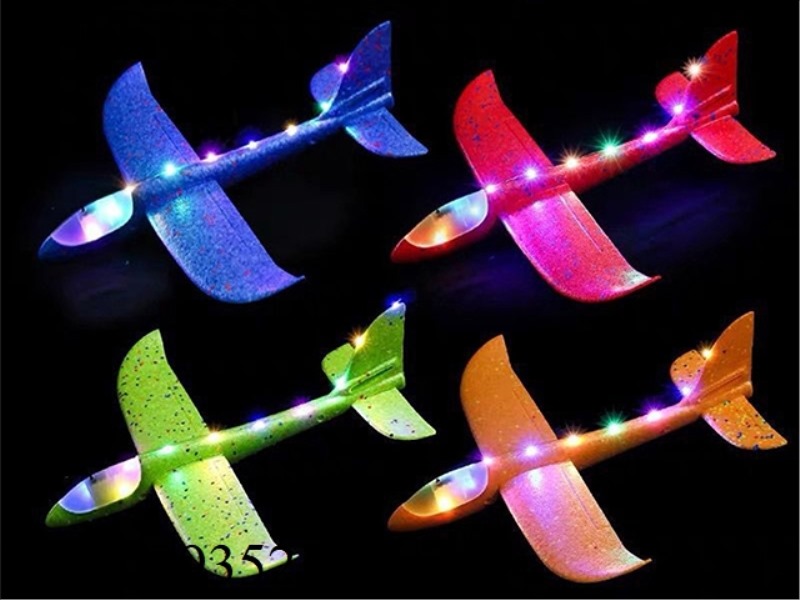 37CM FULL BODY LIGHT HANDTHROWN AIRCRAFT