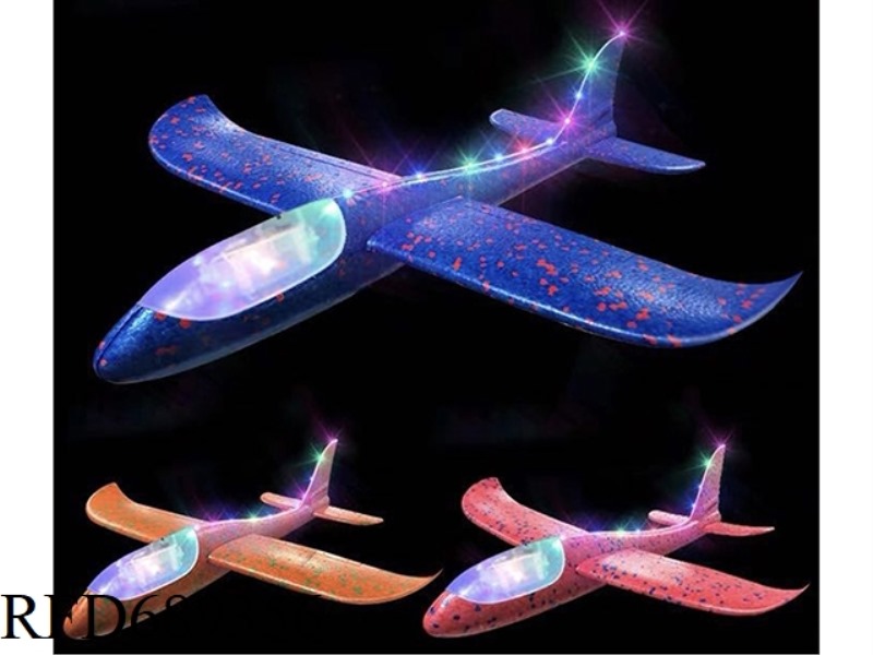 48CM (10 LIGHTS) HAND THROWN AIRCRAFT