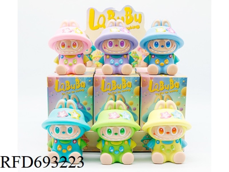 HAT POCKET CUTE FRIEND LABCLOTH 6-PIECE SET