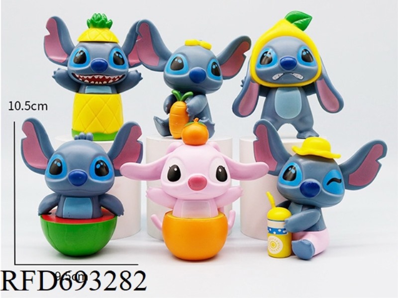 6-PIECE SET OF FRUITS AND VEGETABLES