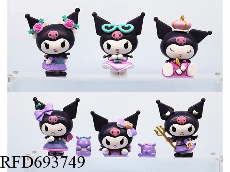 BIRTHDAY PARTY KUROMI 6-PIECE SET