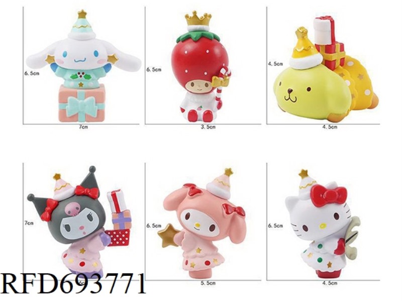 CHRISTMAS MELODY 6-PIECE SET