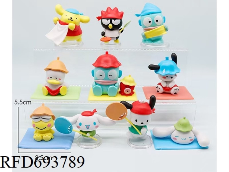 SANRIO SAUNA 10-PIECE SET