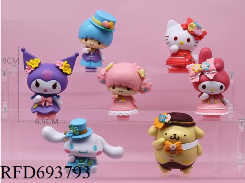 FLOWER SEASON MELODY 7-PIECE SET