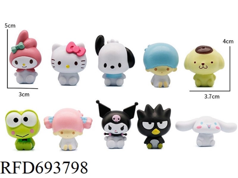 10 KUROMI MODELS (WITHOUT CAR)