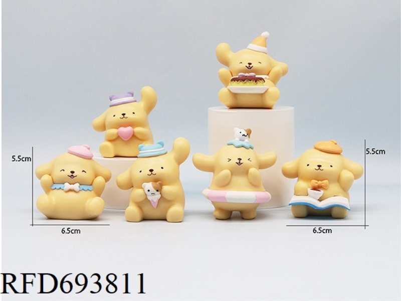 PUDDING DOG 6-PIECE SET