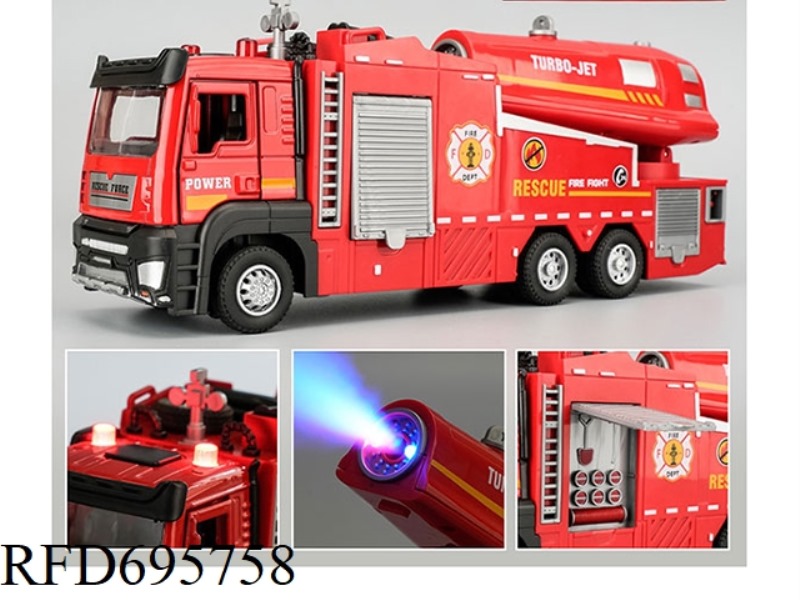 SIMULATED SPRAY FIRE TRUCK (LIGHT/MUSIC)