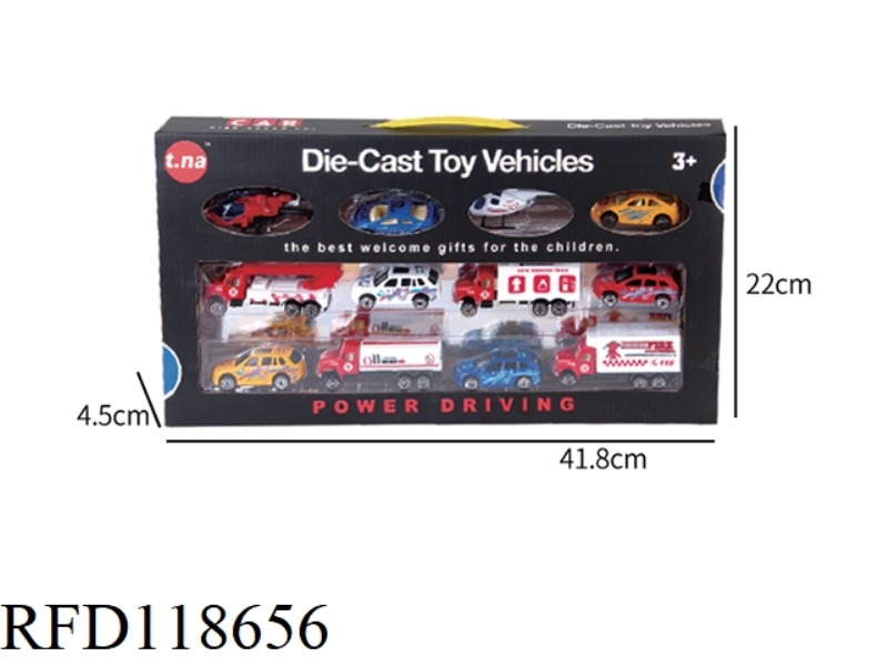 SLIDE DIE-CAST CAR(12PCS IN A BOX)