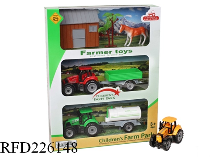 SLIDE FARMER CAR SET