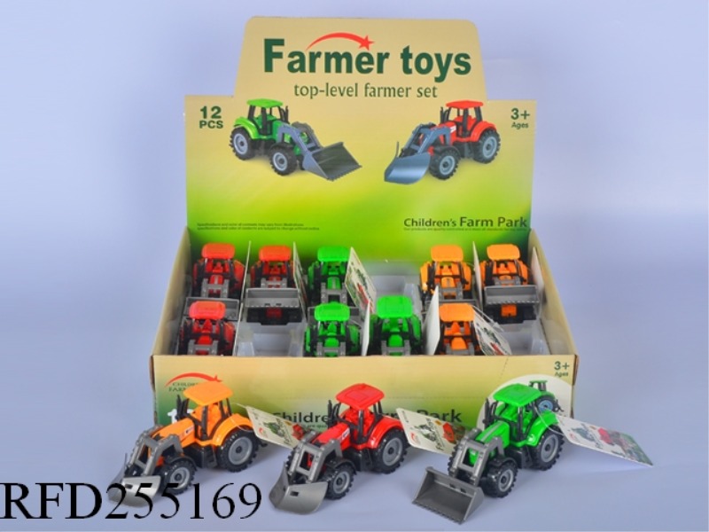 SLIDE FARMER CAR 12PCS