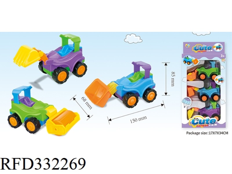 COASTING CARTOON CONSTRUCTION VEHICLE